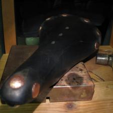 finished rivet heads