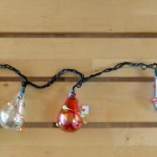 Iridescent Teardrop Garden lights