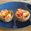 Mini Fruit Tarts Prior to Being Filled With Lime Tofu Cream
